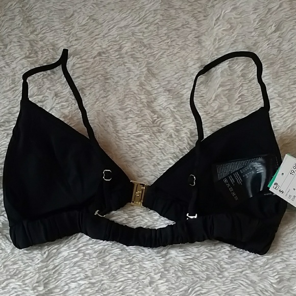 H&M Black bikini top size 6/small - NWT! - Picture 4 of 5